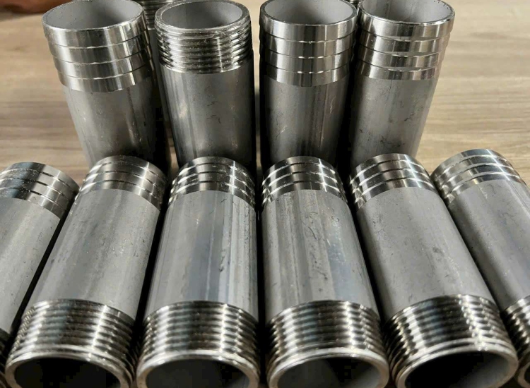 NỐI 2 ĐẦU REN NGOÀI INOX 304, 316