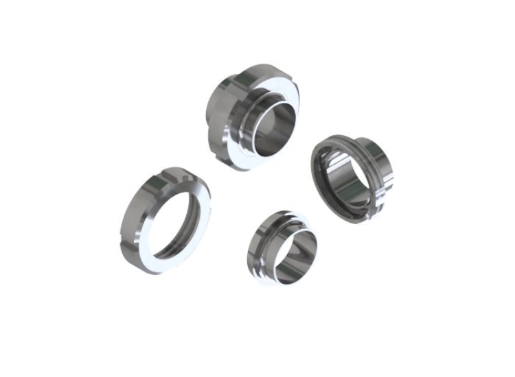 UNION, COUPLING, BỘ RẮC CO KẾT NỐI ỐNG INOX VI SINH DẠNG REN M&S|M&S DIN 11851 - SCREWED PIPE CONNECTION