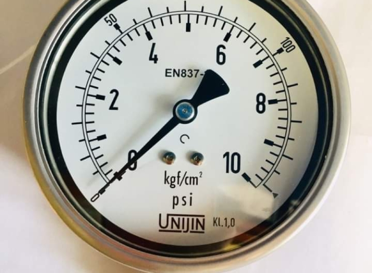 ĐỒNG HỒ ÁP SUẤT CHÂN ĐỨNG | UNIJIN | P250(A)/ UNIJIN-PRESSURE-GAUGE-P250