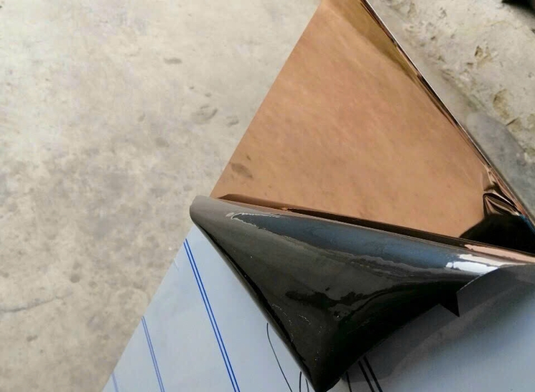 TẤM INOX XƯỚC VÀNG HỒNG