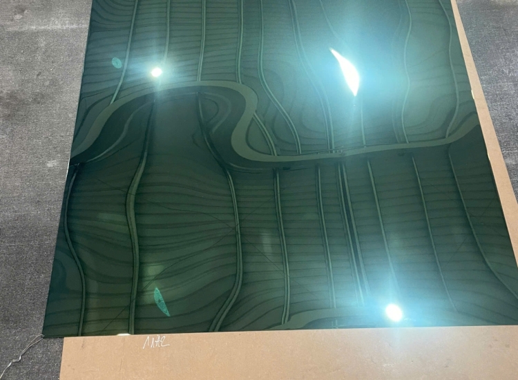 TẤM INOX GƯƠNG BÓNG MÀU XANH NGỌC BÍCH 8K