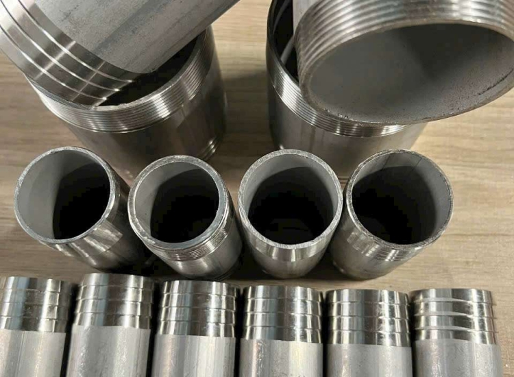 NỐI 2 ĐẦU REN NGOÀI INOX 304, 316